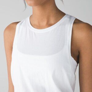 NWT Lululemon 'All Tied Up' Tank | White Size 12